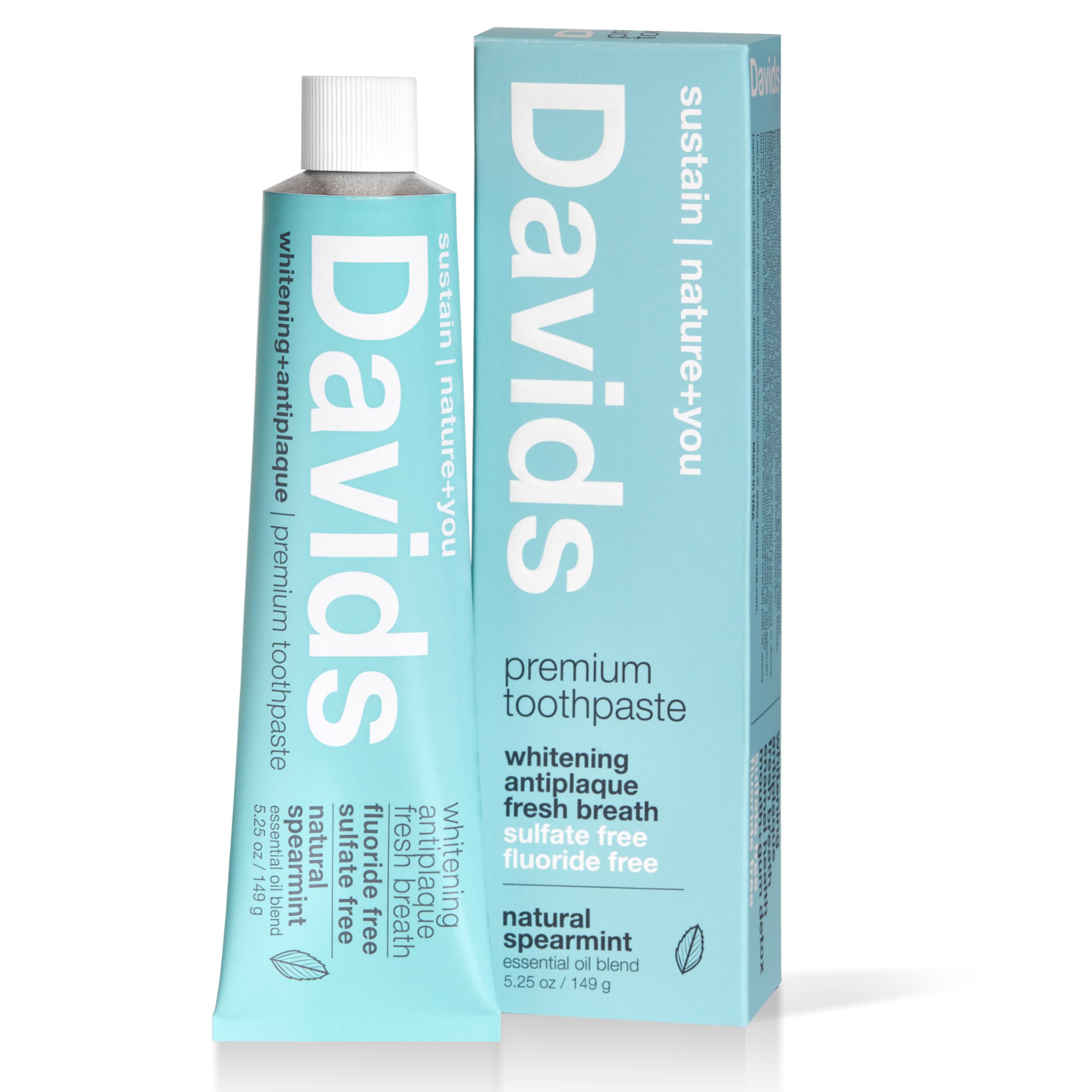 

Davids Whitening Toothpaste (Spearmint) 149g