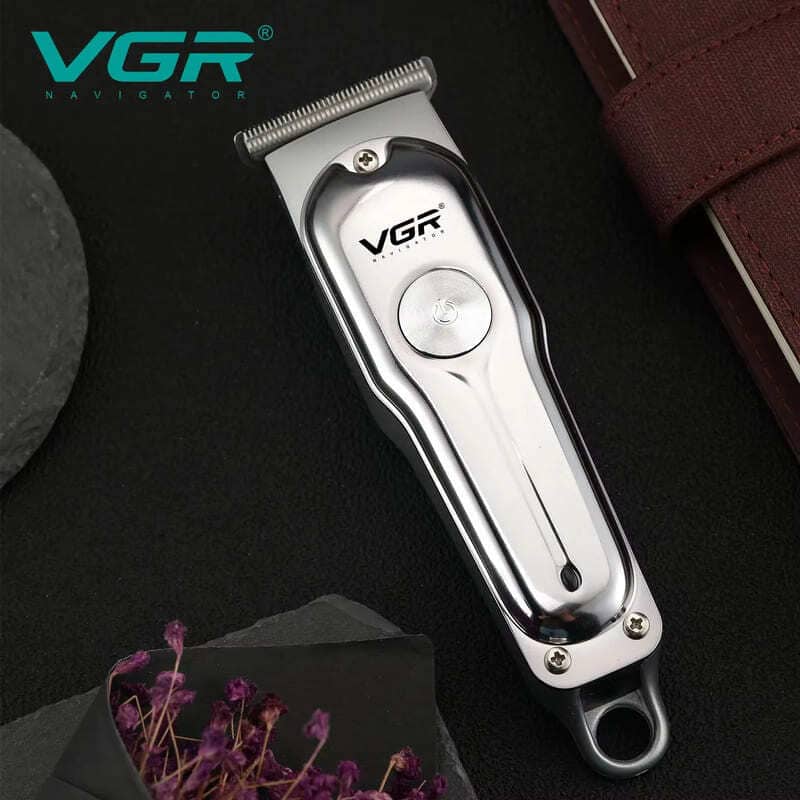 Professional Men's Rechargeable Electric Hair Clipper with Stainless Steel Blades USB Charging and Plug-in Function  Large Battery  Washable