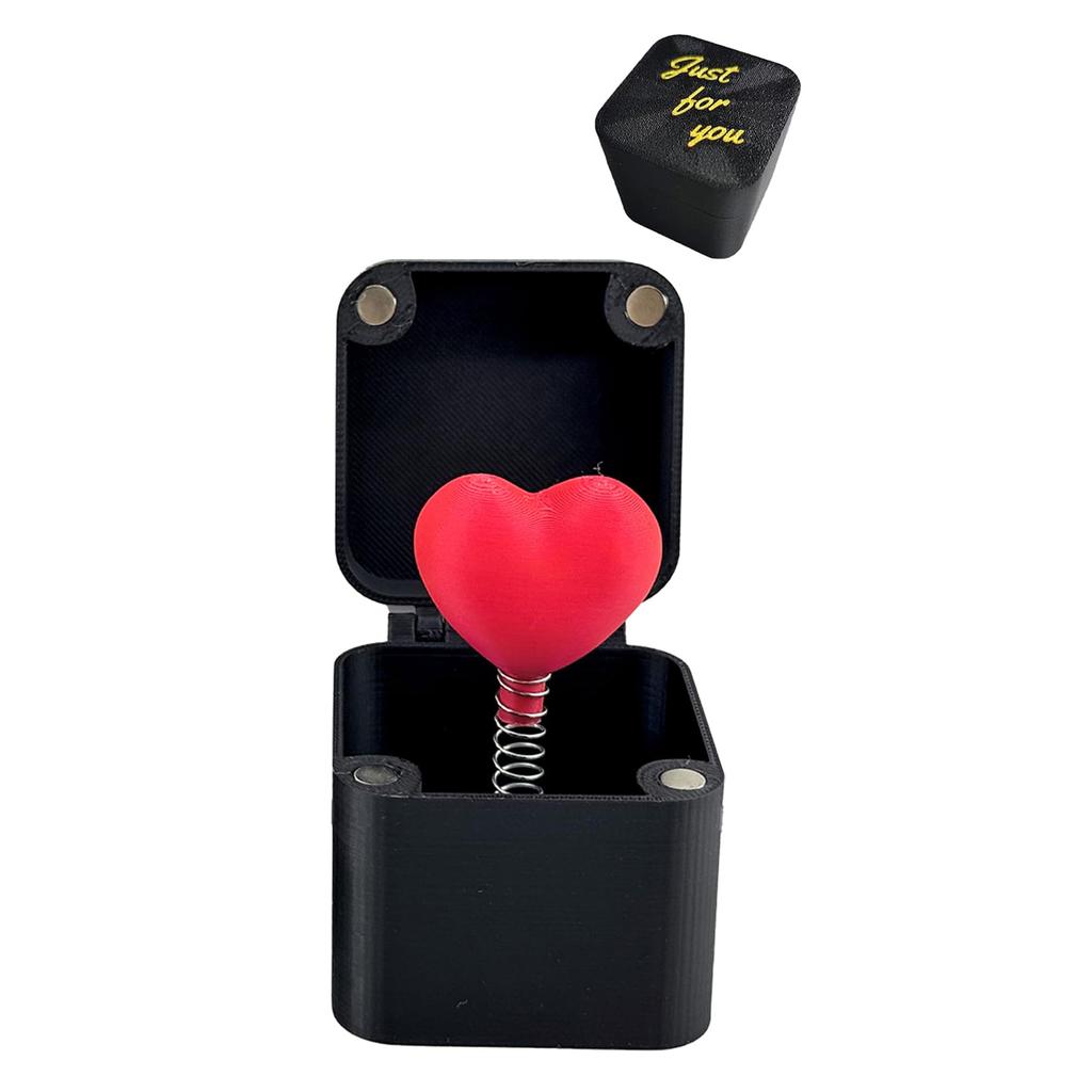 3D Printed Surprise Rose Gift Box Multi-Purpose Creative Fun Prank Gift Funny Popping-Up Gifts for Valentines Day & Mothers Day