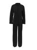 Elegant European & American Women's Solid Color Long Pants Two-Piece Set