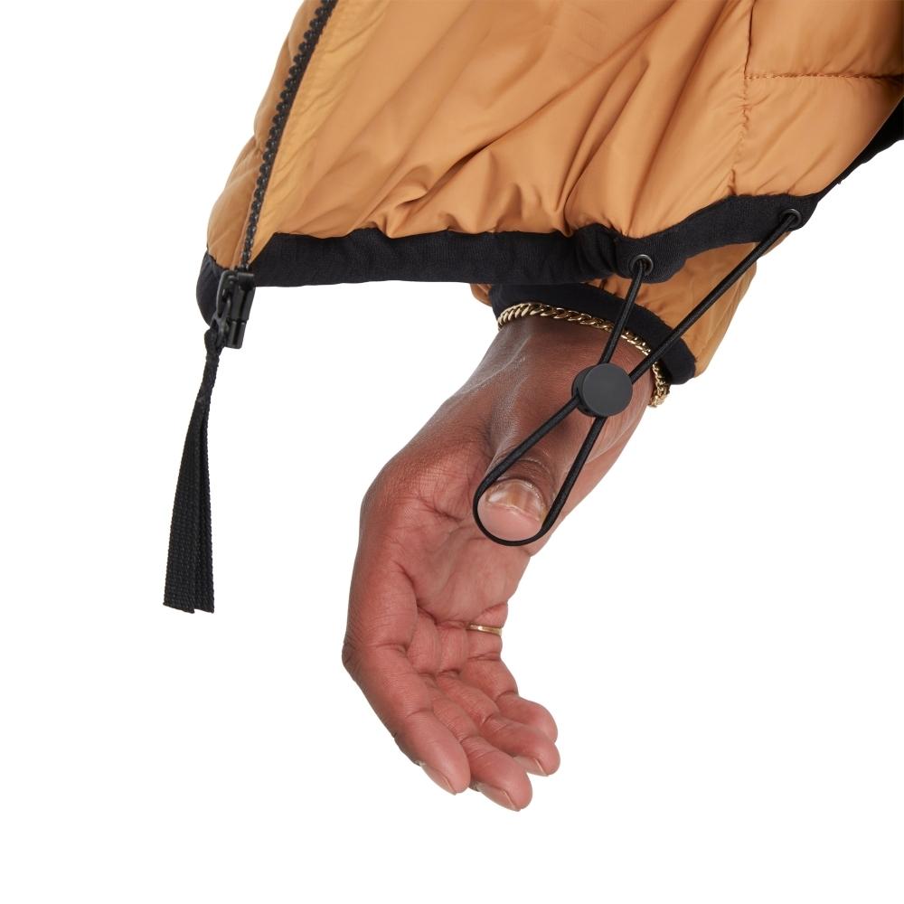 Timberland Logo Casual Stand Collar Zip Long Sleeve Cotton Jacket Unisex Jackets Brown A26ZF-P47