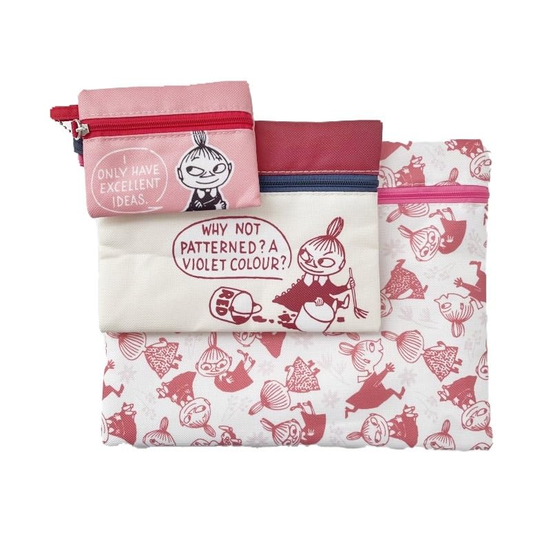 

Set of 3 Moomin Little My Coin Makeup and Storage Cute Mini Accessory Pencil Cosmetic Key and Character Cases, Pouches, Bags. Cases, Cases, Pouches,