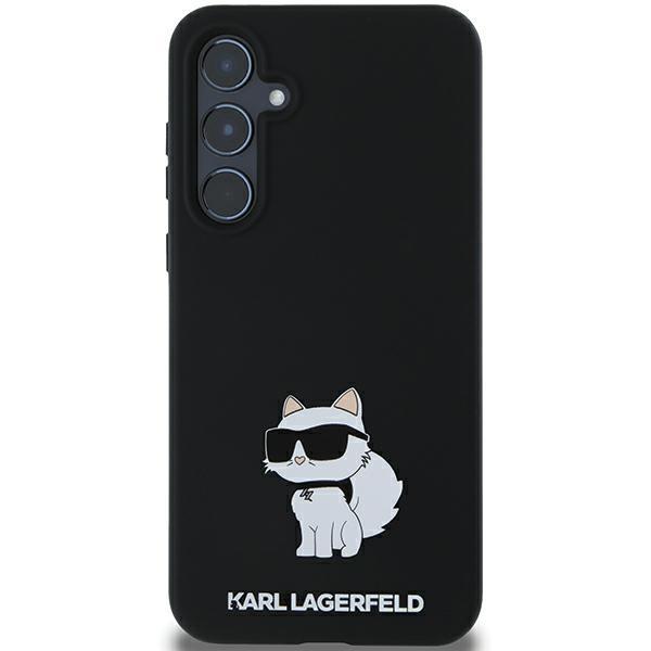 Pouzdro pro Samsung Galaxy A35 Karl Lagerfeld Silikonové Černé