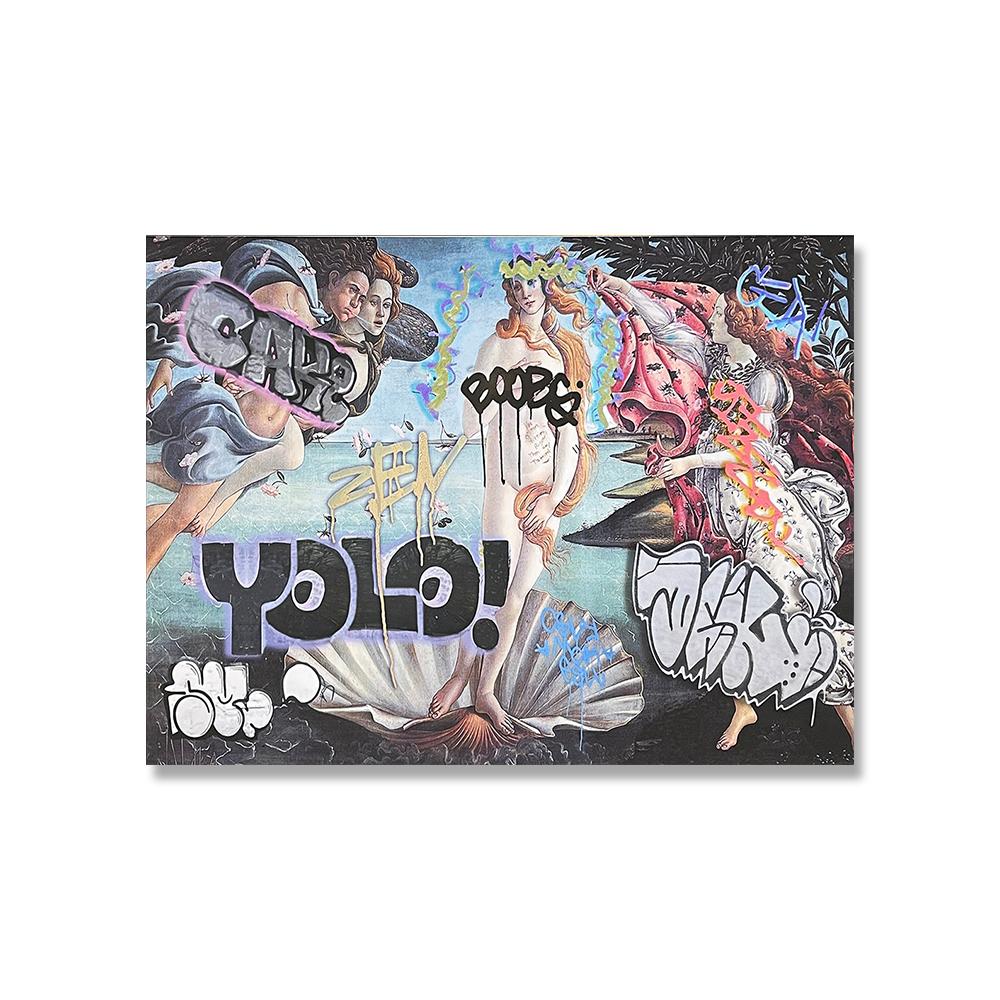 

Вінтажна поетеса Сапфо Картина на полотні Графіті Мистецькі принти Епоха Відродження Зміни Мистецтво Плакат Обезголовлений Аргус Домашній настінний декор 70x120 No Frame