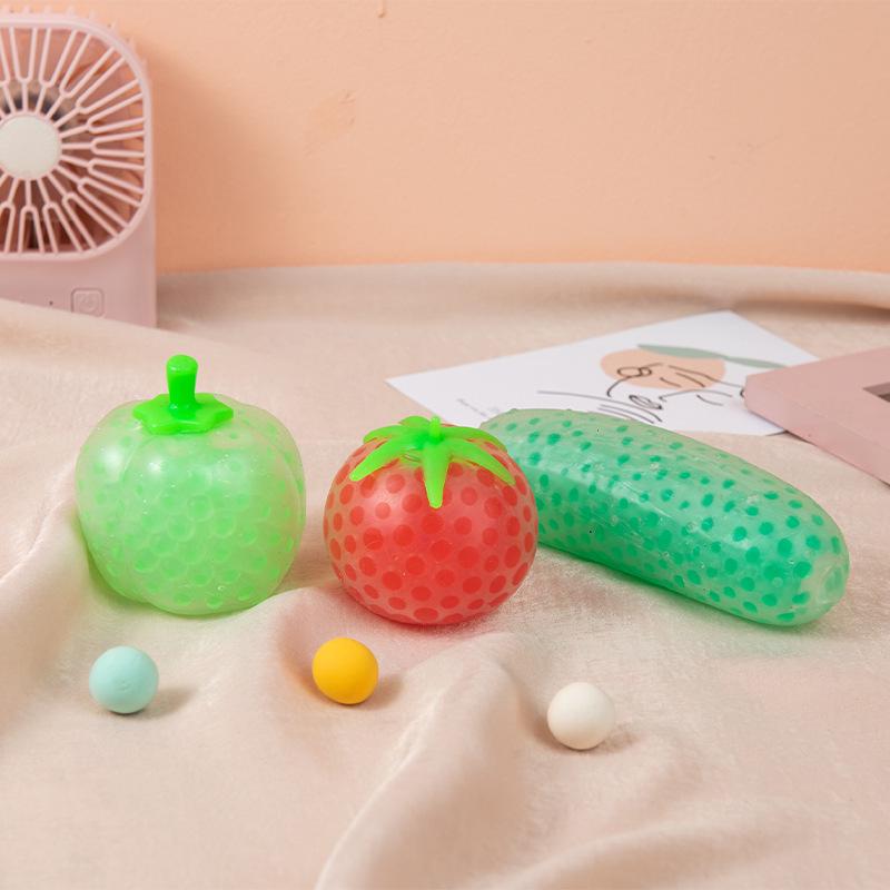 Vegetable Squeeze Water Beads Stress Relief Ball for Children