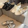 Simple Ribbon German Training Shoes Women's New Fashion Lace-up Ballet Shoes Women's Sports Versatile Casual Shoes