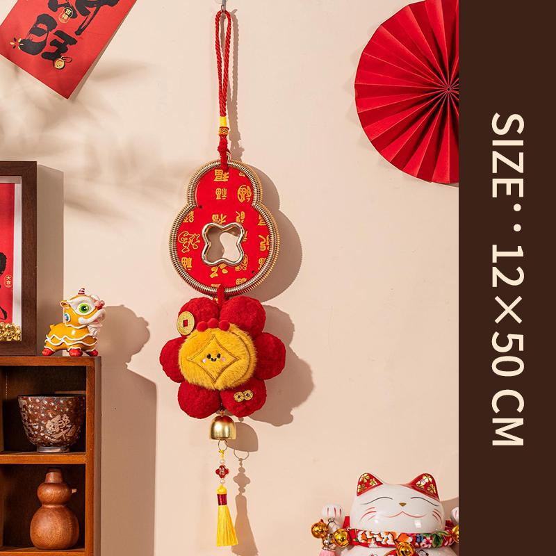 Year of Horse Hanging Ornament with Tassel Chinese New Year 2026 Door Hanging Ornaments Spring Festival Party Pendant