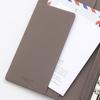 GRAMAS 2024 System Planner, A5 Size, Shrink PU Leather, Cultivate "petal" Business Planner with Card Storage
