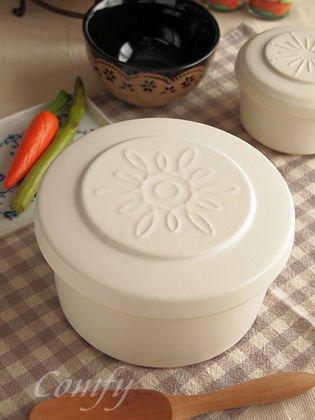 MAKANAIKEIKAKU Kitchenware Rice Jar/Rice Warmer White L