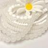 Mortal Elf Frosted Glass Beads - Round Tube Spacers for DIY Bracelets & Necklaces