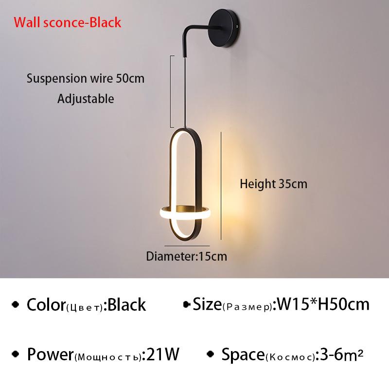 Lampă modernă cu pandantiv cu LED Lampă creativă Dormitor Lampă suspendată de noptieră Studiu Sufragerie Candelabru de interior Dispozitiv de perete