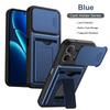 For Vivo IQOO Z11X Y31D Y51 Pro T5X Case Multi-layer Structure, Shockproof Cover with Bracket, Card Slot, Lens Protection