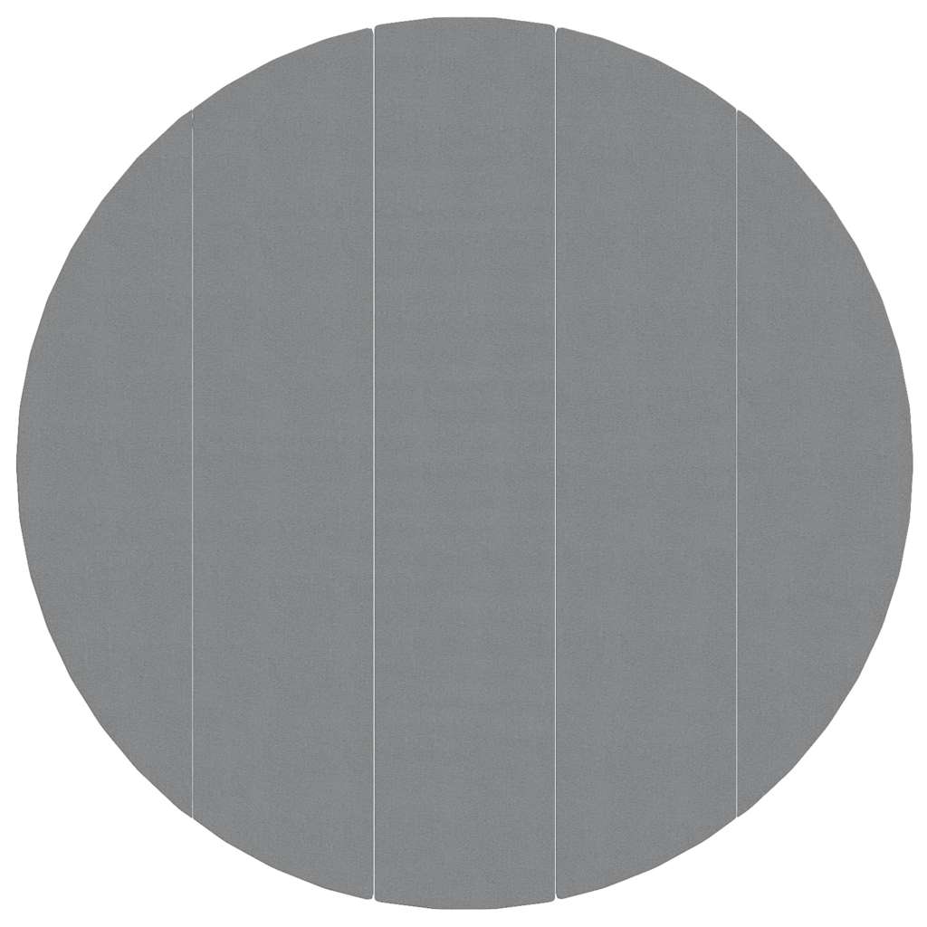 vidaXL Pool-Bodentuch Hellgrau Ø550 cm Polyester Geotextil