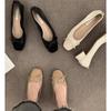 Fashion New Women Cute Ballerina Low Heel Shoes Lady Slipony Butterfly Knot Vintage Kawaii Mocasines Loafers Girl Lolita Mom Shoes