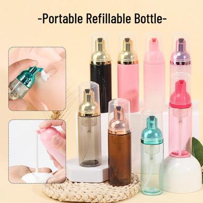 60ml Foam Mousse Bottle for Facial Cleanser - Travel Cosmetic Dispenser