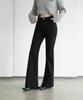 War For Woman [-6Cm Short Version Added] W1088 Wide Denim Bootcut_Black
