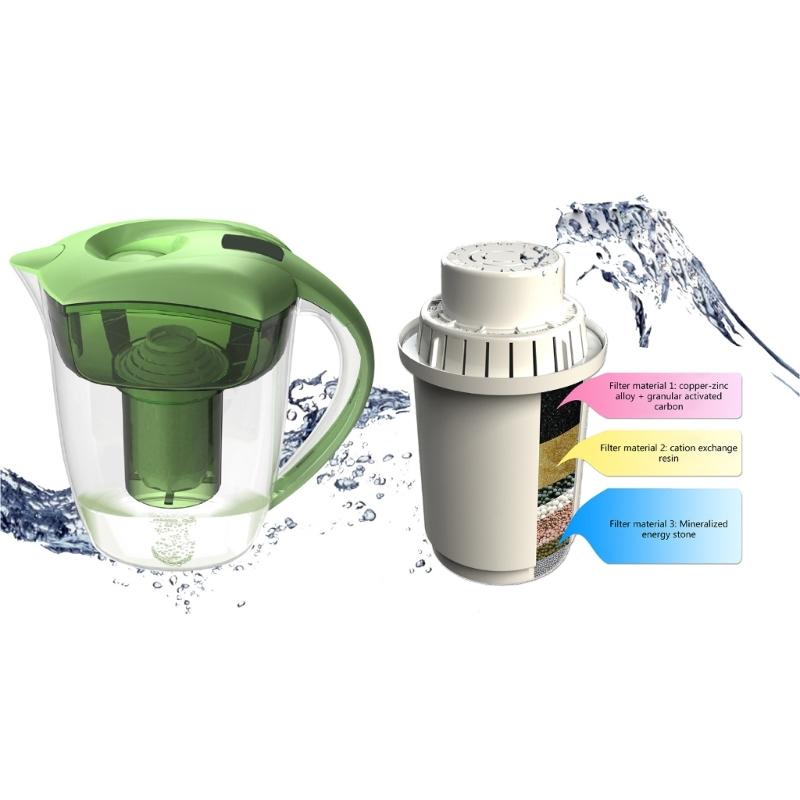 2pcs/set Replacement Filter Efficient Water Filter Lightweight for Water Pitcher Remove Impurities Ensure Safe Water