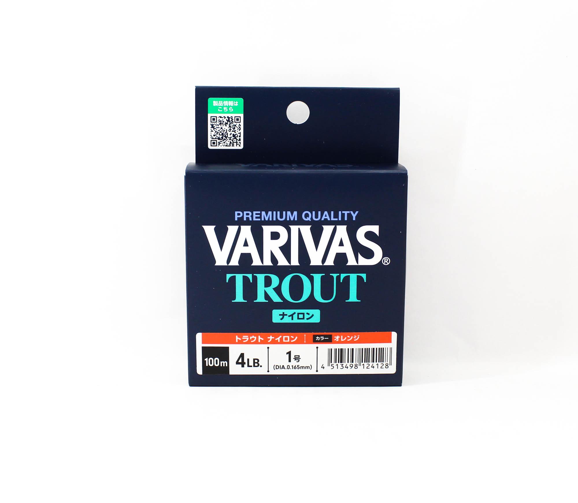 

Varivas Нейлоновая Леска для Форели Стандартная Оранжевая 100м 4lb (4128) оранжевый