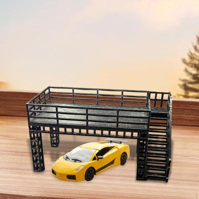 1:64 Scale Steel Frame Exhibition Stand Novelty Classic Two Layer Mini for Auto Kids Boy Girl
