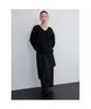 Diaepeocheo Bulky V Neck Sweater Black (Ta5X51A045)