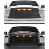 Amber LED Lights 3PCS Front Grille Raptor Lamps Car Accessories With Harness And Fuse, Compatible With 2004- For-D F150 & 2013-2018 Ram 1500 Raptor