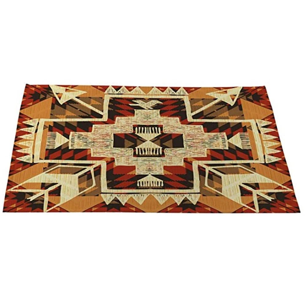 Lemon Fruit Placemats Summer Ice Cream Place Mats Waterproof Non-Slip Heat-Resistant Linen Outdoor Flamingo Dinner Table Mats