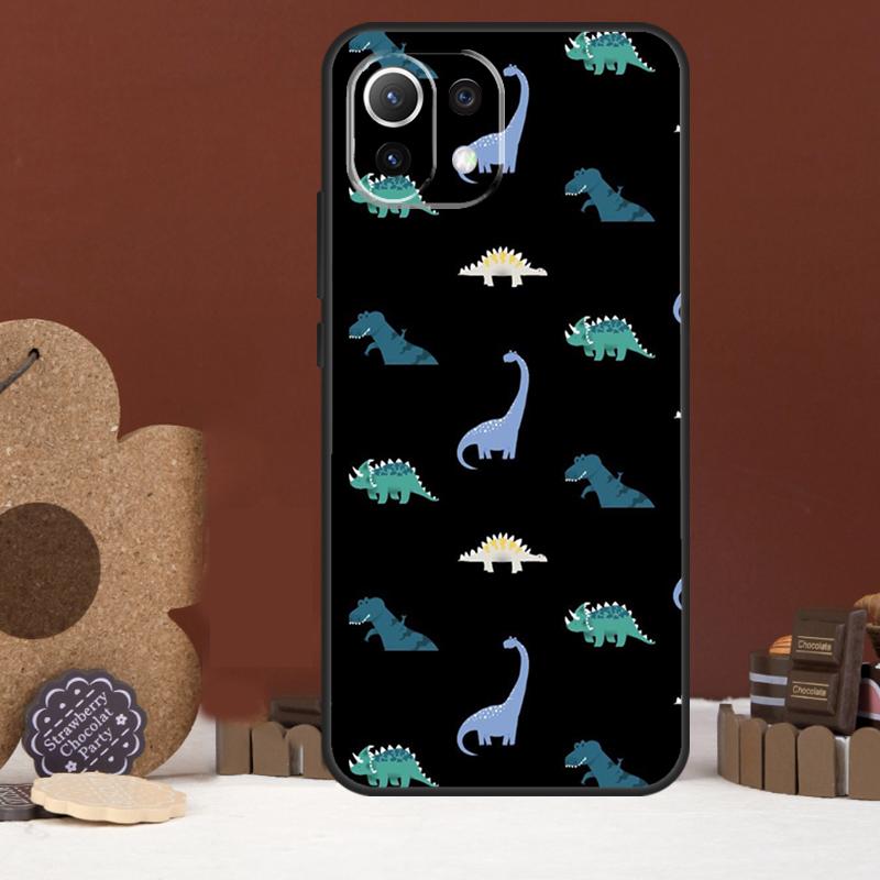 Dinosaur Pattern Case For Xiaomi 17 Pro Max 14 15 Ultra 15T 13T 14T POCO F8 Ultra F7 F5 F6 X5 X6 X7 Pro Cover