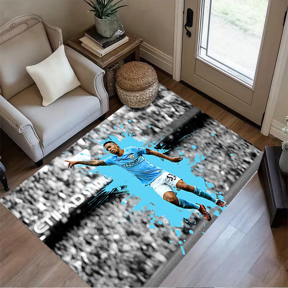 Psg Star Action Area Rug Suitable for Decorate room Bedrooms Hallway Dormitory Antislip Carpet Anime Office Decor