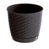 RATOLLA DRLO300 Round Flowerpot with Saucer | Umbra