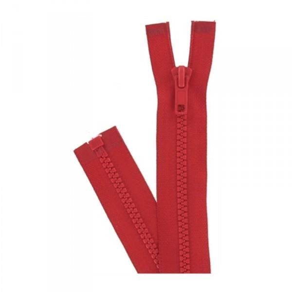 Fermeture Éclair séparable - Prym - 30 cm - Plastique moulé - Largeur 6 mm - Rouge sang