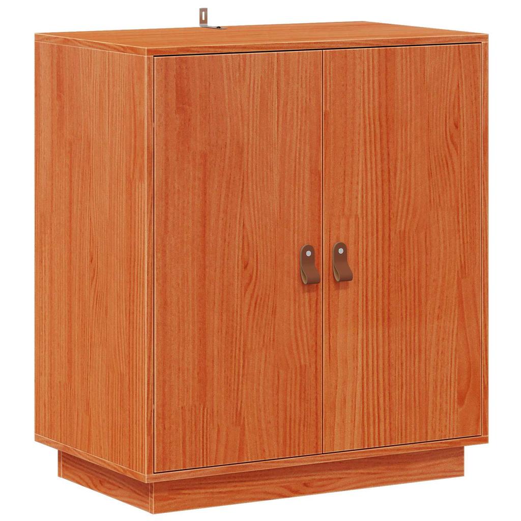 Sideboard Wax Brown 65.5 x 40 x 75 cm Solid Pine Wood