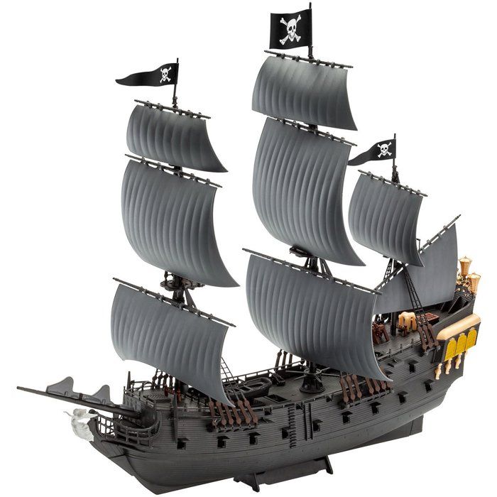 Maquette a construire - REVELL - Click System - Black Pearl Pirates des Caraibes - Sans colle - Pieces pré-peintes