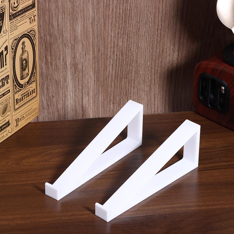 1 Pair Portable Keyboard Elevated Stand Raised Keyboard Angle Plastic Computer Keyboard Riser Monitor Holder Comfortable Typing
