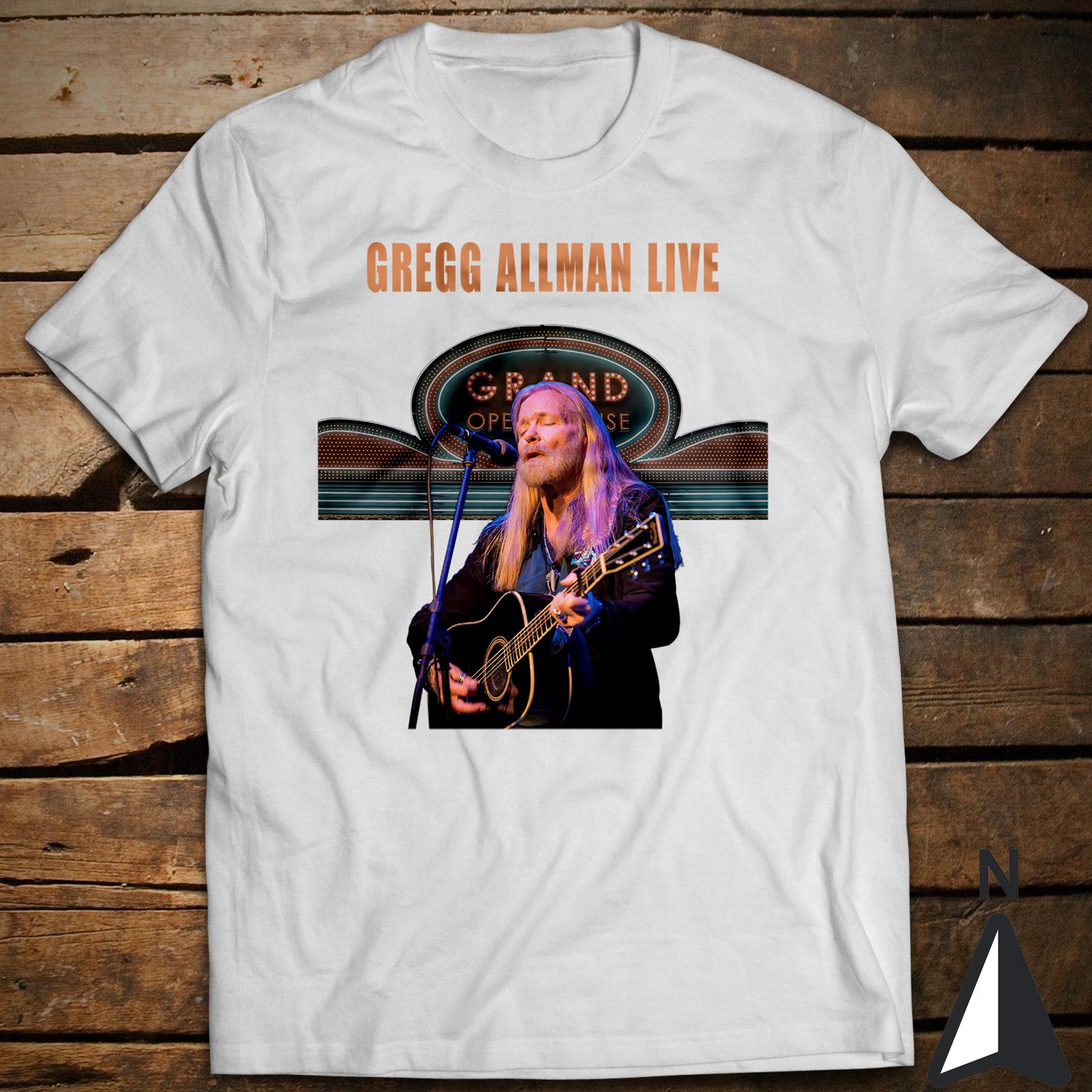 Cotton Music Shirt The Allman Brothers Band Tee Gregg Allman Dickey Betts XXL