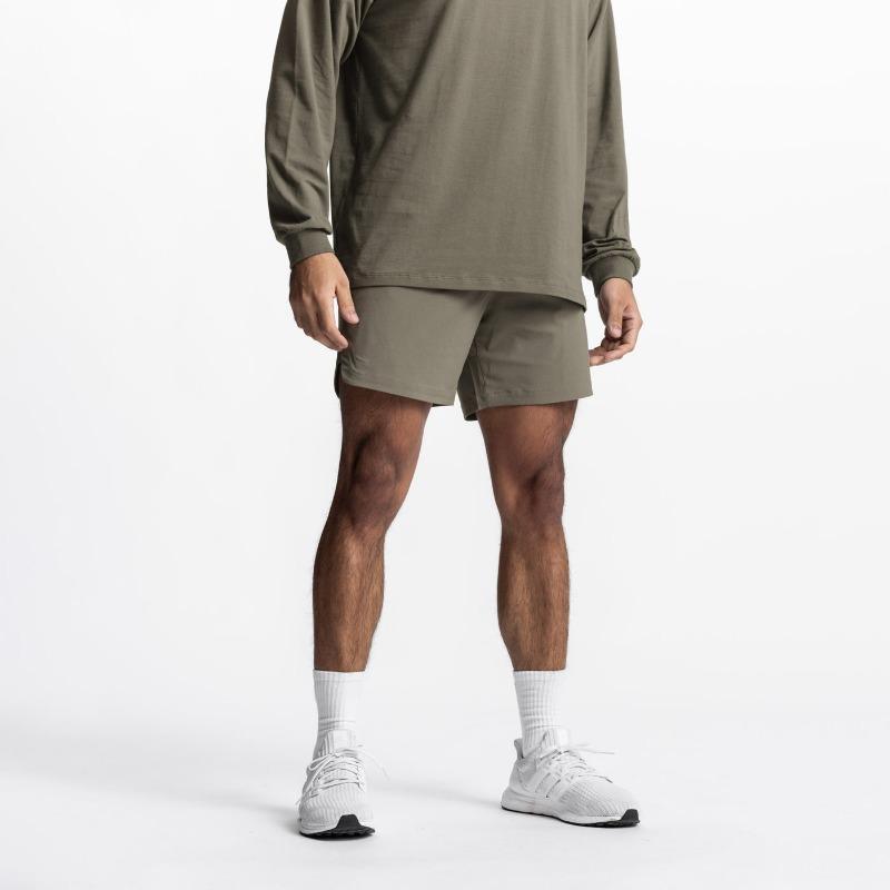 Men Loose Quick Dry Sports Fitness Knee Length Basketball Athletic Shorts