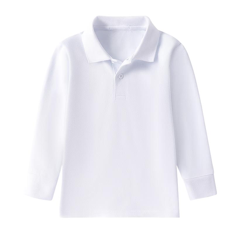 

Lomon Kids Fleece-Lined Long-Sleeve Polo Shirt 120