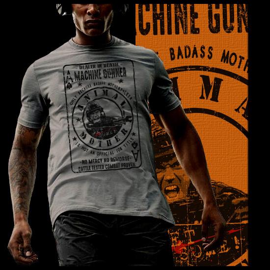 Machine Gunner  Military Combat Veteran Infantryman Weapons Platoon Tee Unisex T-Shirt XXXL