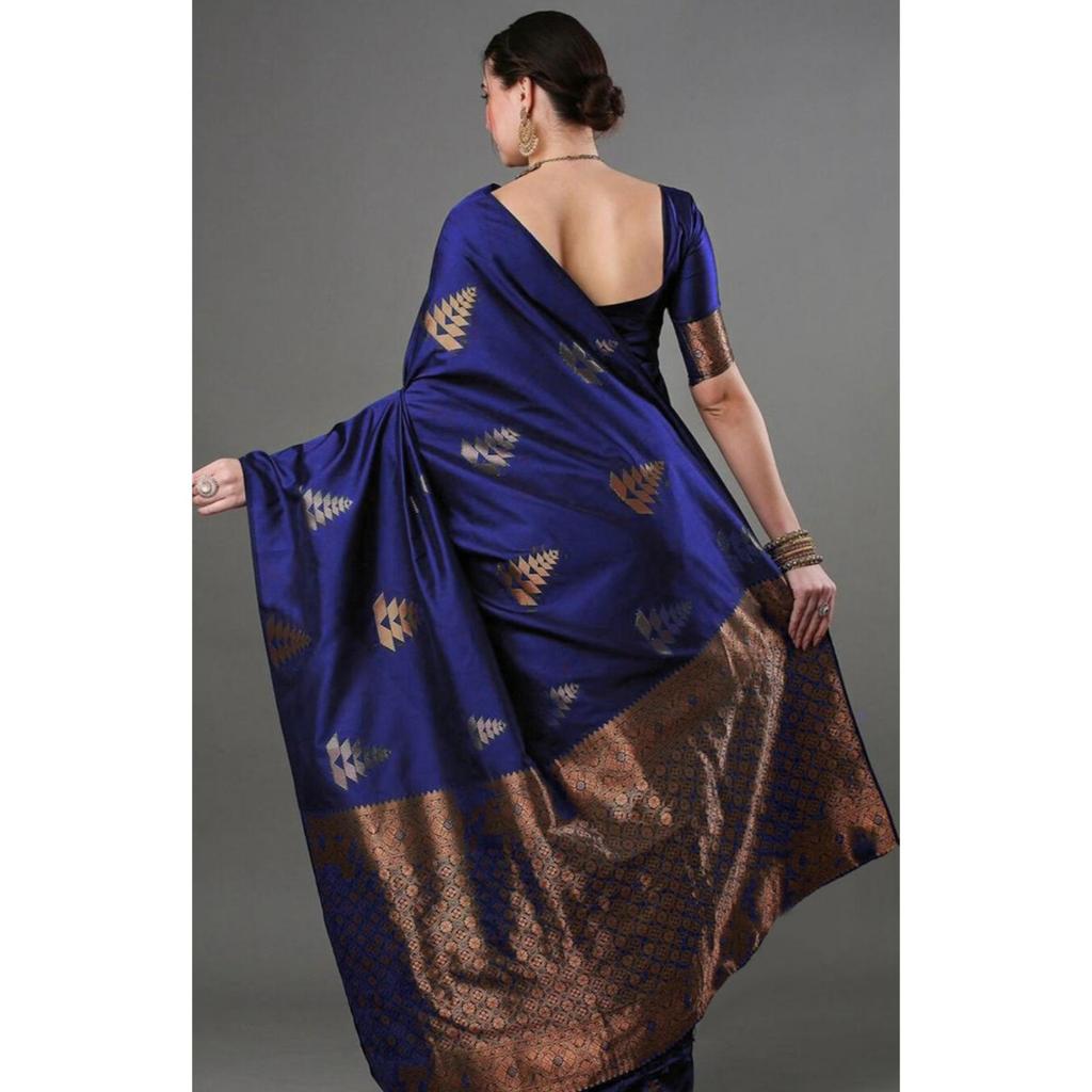 Beautiful Saree Is Elegantly Decorated with Gorgeous Solid Jacquard Weave That Gives a Perfect Look To the Outfit.