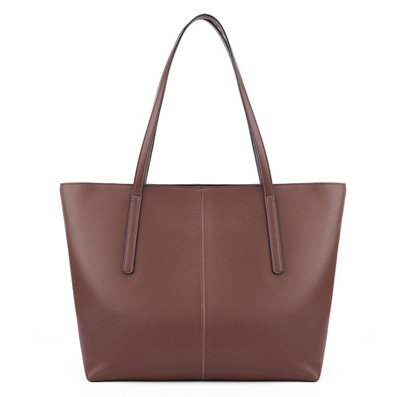 Damen Mode Luxus Designer Schultertasche Damen Echte Leder Große Kapazität Tote Tasche Für Arbeit Büro Tägliche Nutzung Pendeln