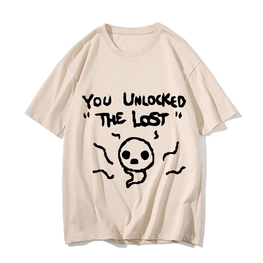 The Binding of Isaac Print Tričko Muž/Woaen Neformální Móda Léto Bavlna Krátký rukáv Kreslený Neformální Unisex oblečení