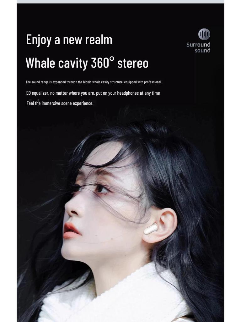 2024 Kabelloses Bluetooth In-Ear-Headset: Geräuschunterdrückung, Sportfreundlich, Lange Akkulaufzeit, Kompatibel mit Apple, Huawei, Xiaomi