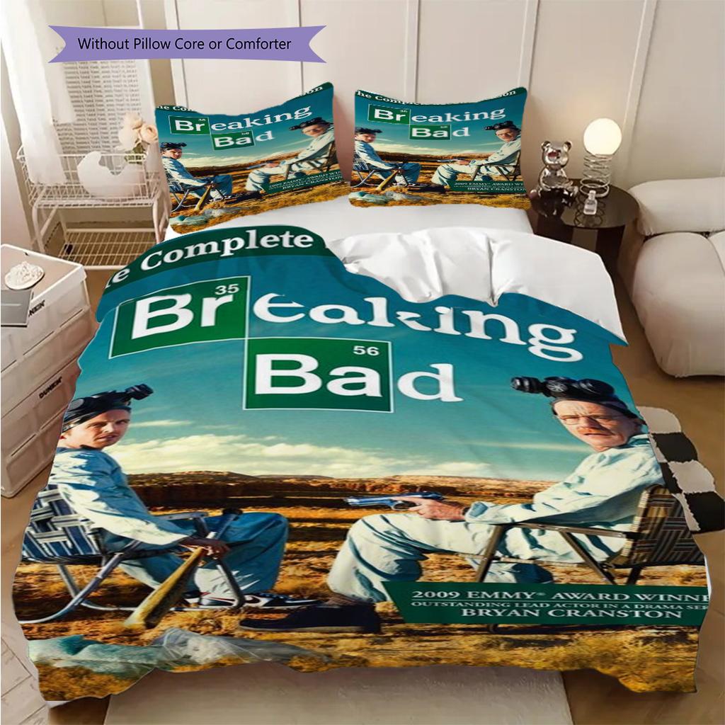 Enigmatic Faces Shadows Three-piece set (1 * duvet cover + 2 * pillowcase, without core) 2D Flat Soft and comfortable Duvet cover and pillowcase