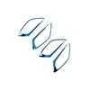 For Mazda CX-5 2017-2024 Blue Titanium Inner Door Handle Lock Frame Trim 4PCS