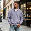 Herren Pullover mit Strickkragen für den lässigen Alltagsgebrauch