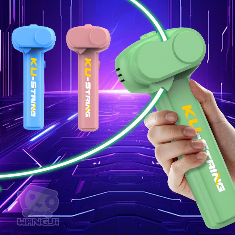 Rope Launcher Electric Luminous Teasing Cat Toy