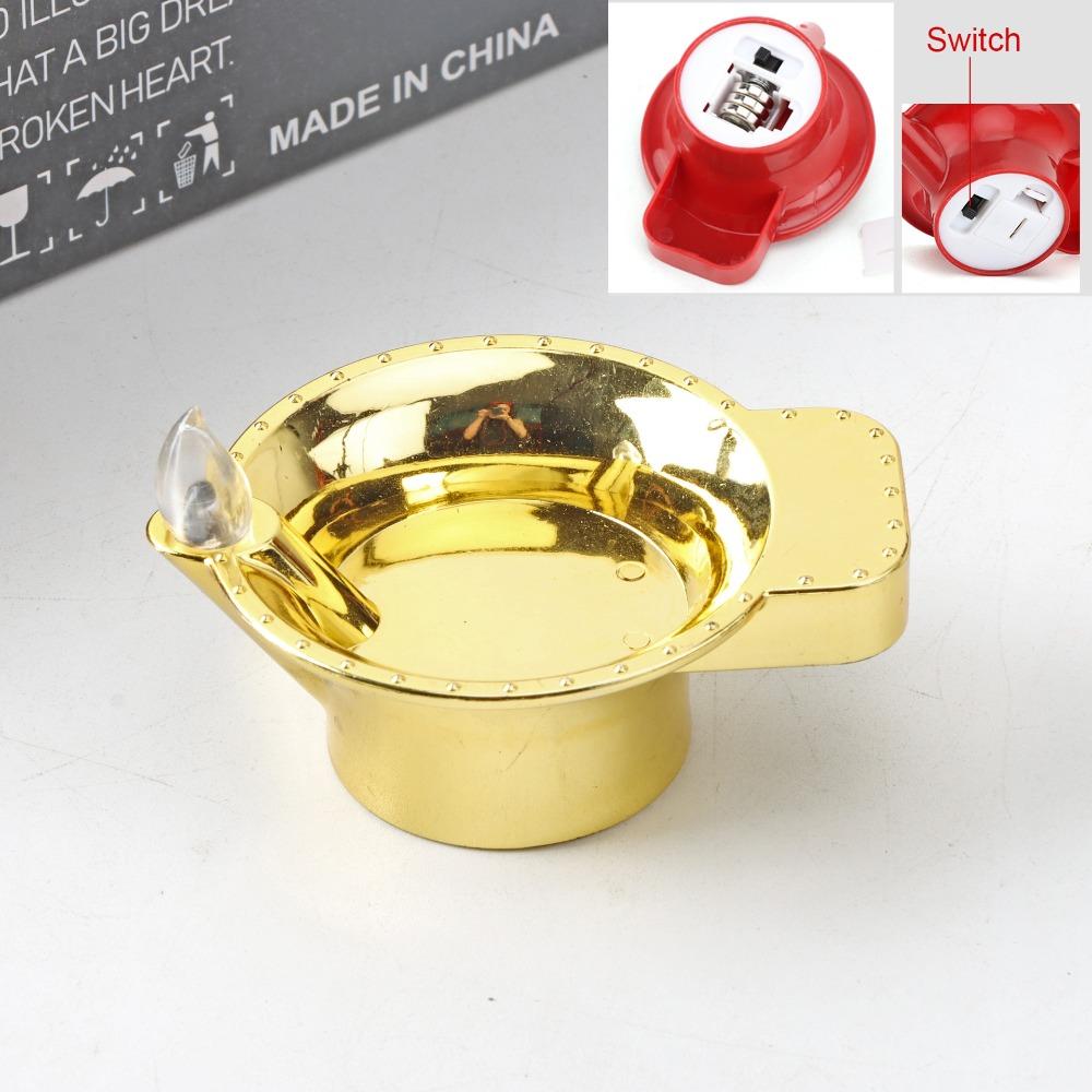 12Pcs Diwali Diya LED Light Floating on Water India Oil Lamp  Deepavali Festival Decoration