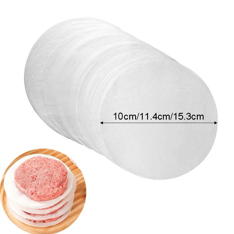 500Pcs Hamburger Patty Paper, Wax Papers To Separate Frozen Pressed Patties for Burger Patty Paper