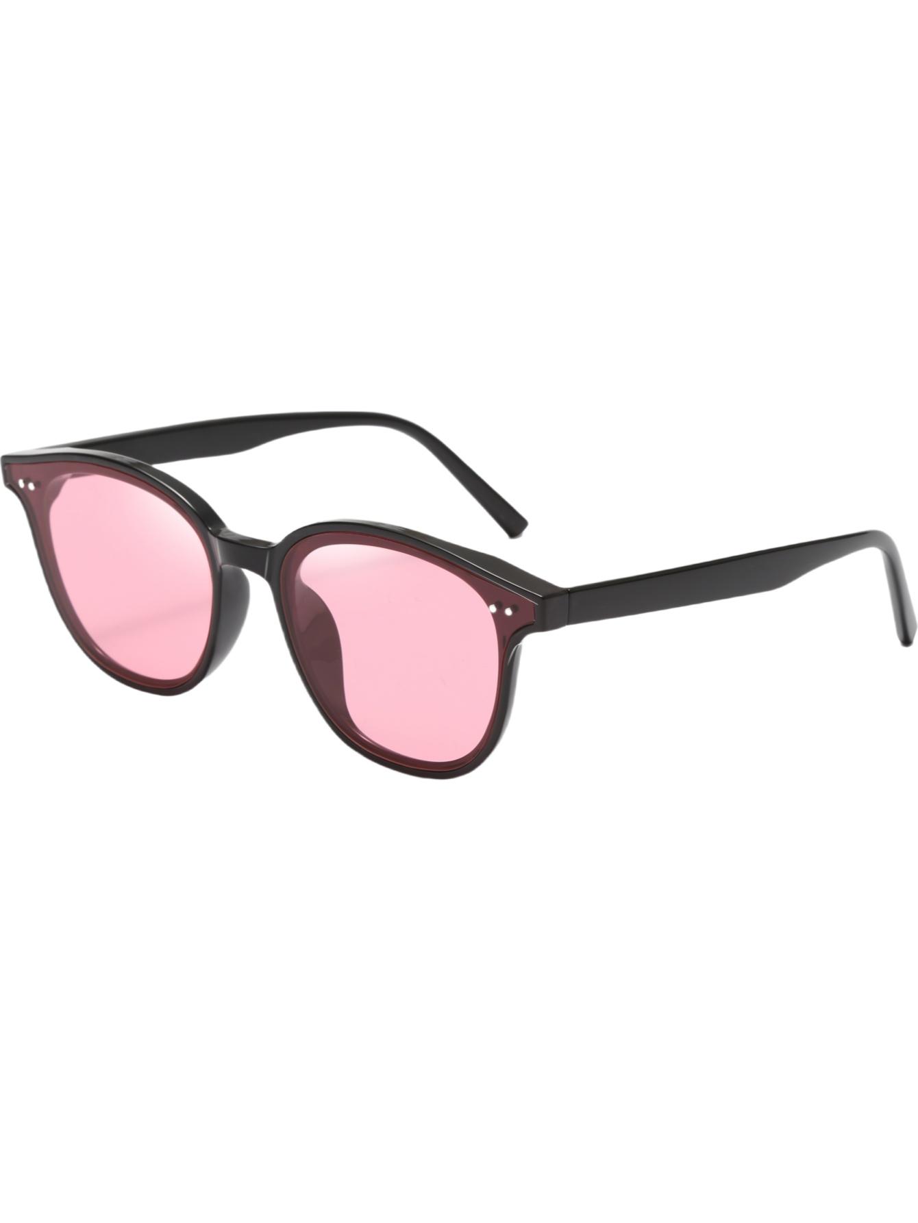 

Fashion box nylon sunglasses trend box plate mirror розовый