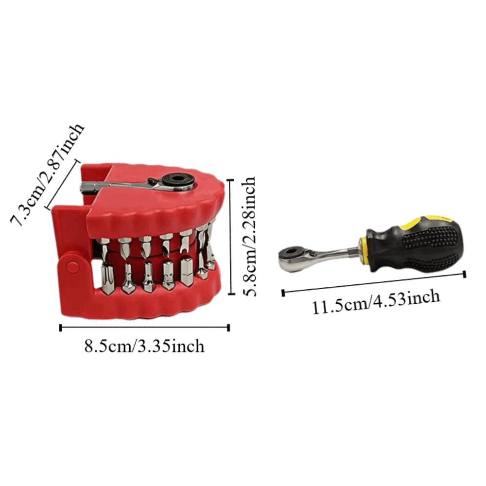 Multi-functional Screwdriver Set High Hardness Ratchet Wrench Repair Tool Kit  Household Hardware
