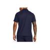Under Armour Tour Tips Solid Color Sports Casual Short Sleeve Polo Shirt Men Polo Shirts Blue 1385128-410